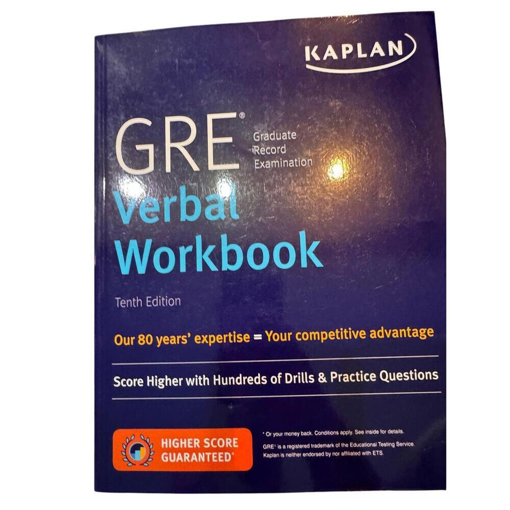 GRE Verbal Workbook  | 10th Edition | Kaplan